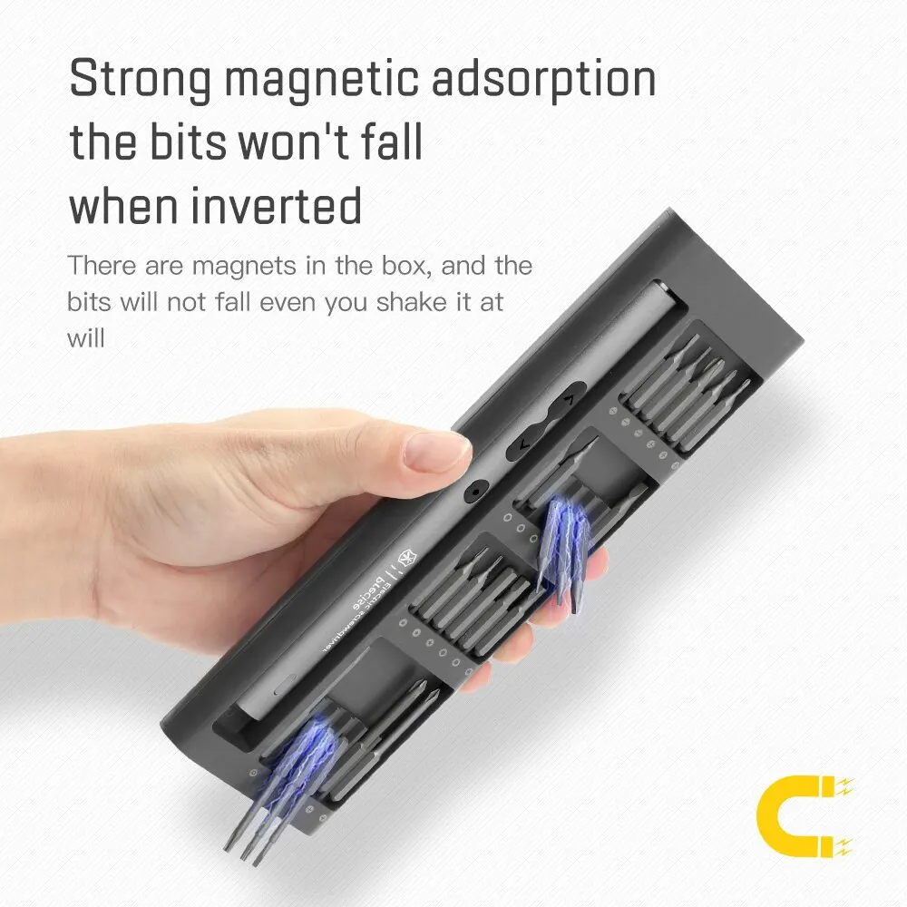 51 in 1 Electric Screwdriver Precision Set Rechargeable Wireless Cordless Magnetic Bits Tech Gadget Repair Household Fixes