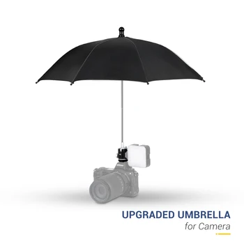 JJC dslr camera umbrella sunshade rainy holder general camera with hot shoe photo camera umbrella