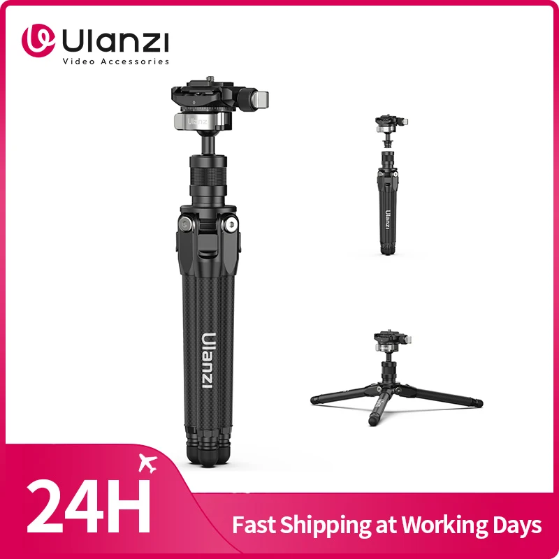 Ulanzi TT35 Mini Tripod Adjustable Tripod Support Horizontal & Vertical Shooting Load 5KG Can be Used with Ulanzi TT35 Monopod