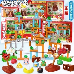 Anime Game Lovely Angrys Figure Red Chuck Bomb Piggies Bird Toy Catapult Combo Space Building Block Cute Children Present