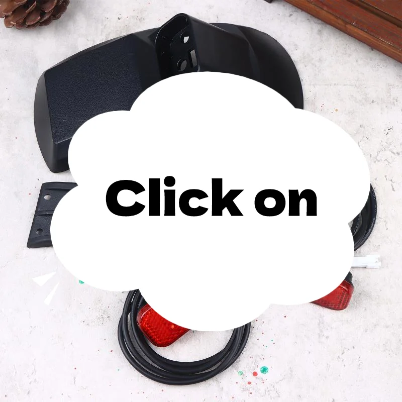 

Rear Fender Assembly For Kukirin G2 Pro DB 2024 Version Electric Scooter Mudguard With Taillight Bracket Replace Accessories