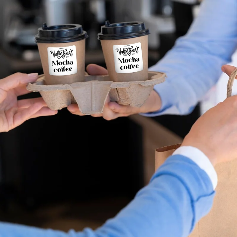 SINMARK 2 ม้วนป้ายความร้อนสติกเกอร์สีขาว 40 มม.กว้างกันน้ําป้ายกระดาษ DIY หมวดหมู่ชุดสําหรับ Phomemo แบบพกพาเครื่องพิมพ์