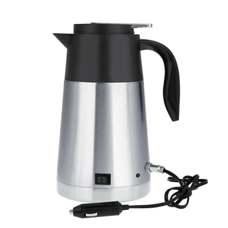 

Car Truck Travel Electric Kettle Pot Heated Water Cup Hot 12V/24V