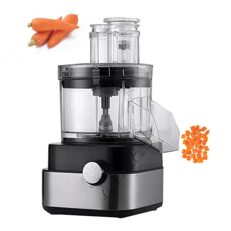 

Food Processor Shredder 220V Vegetable Dicing Machine Carrot Potato Onion Granular Cube Cutting Machine