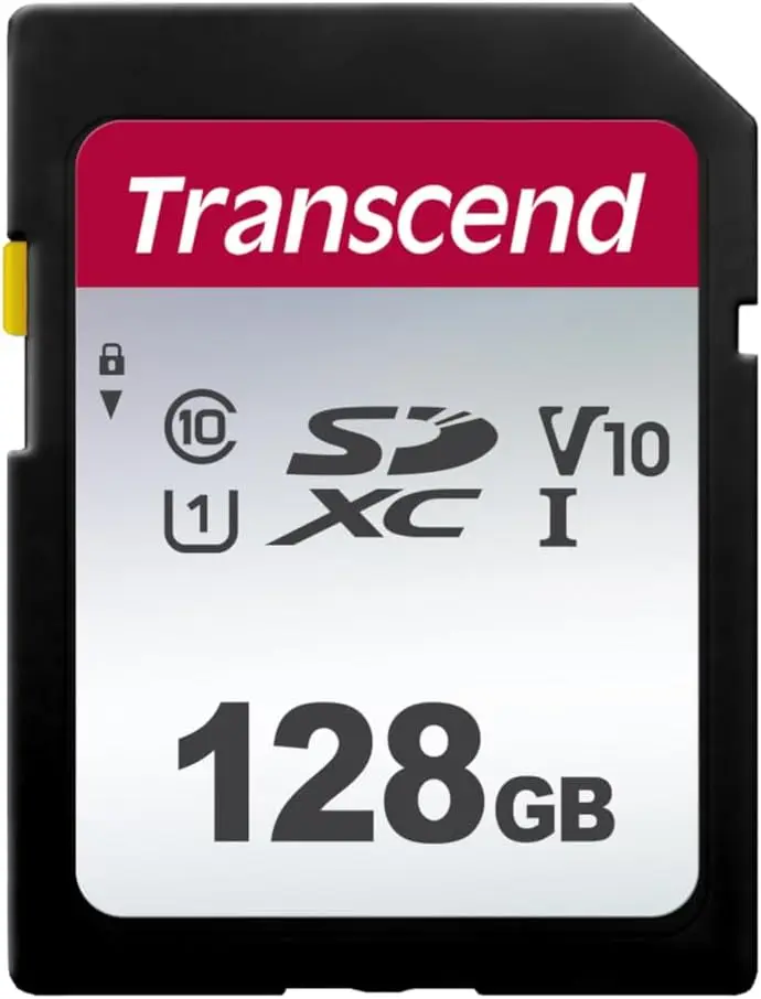 128GB SDXC SD Card for DSLR Cameras, Digital Cameras, Trail Cameras & Camcorders - 100MB/s High-Speed Memory Card with