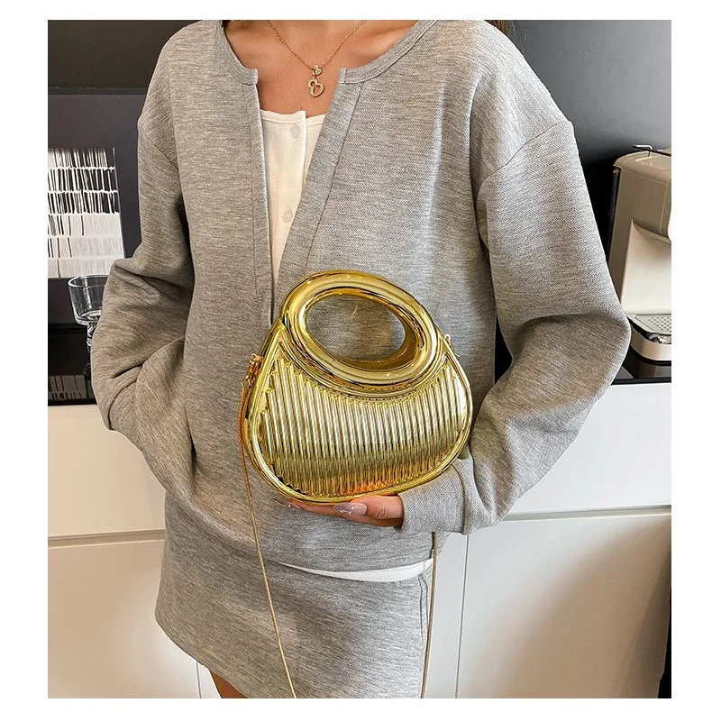 

Women's Shoulder Bag Crafted From Star-Moon-Patterned Leather Featuring Paris Trendy Lightweight Soft Daily Refined Style​