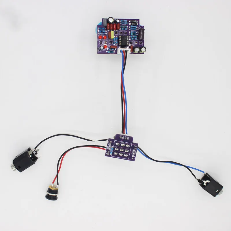 guitare-electrique-monolithique-pour-replique-bee-overdrive-circuit-imprime-overload