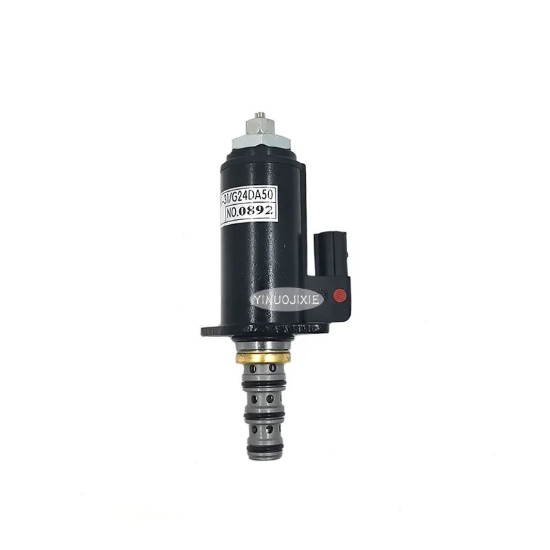 Excavator Accessories Suitable for Kobelco SK200-6E Pilot Safety Locking Solenoid Valve Red Small Dot YN35V00050F1 YT35V00013F1