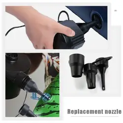 Boquillas de plástico para bomba de aire: desinflado rápido portátil con adaptador