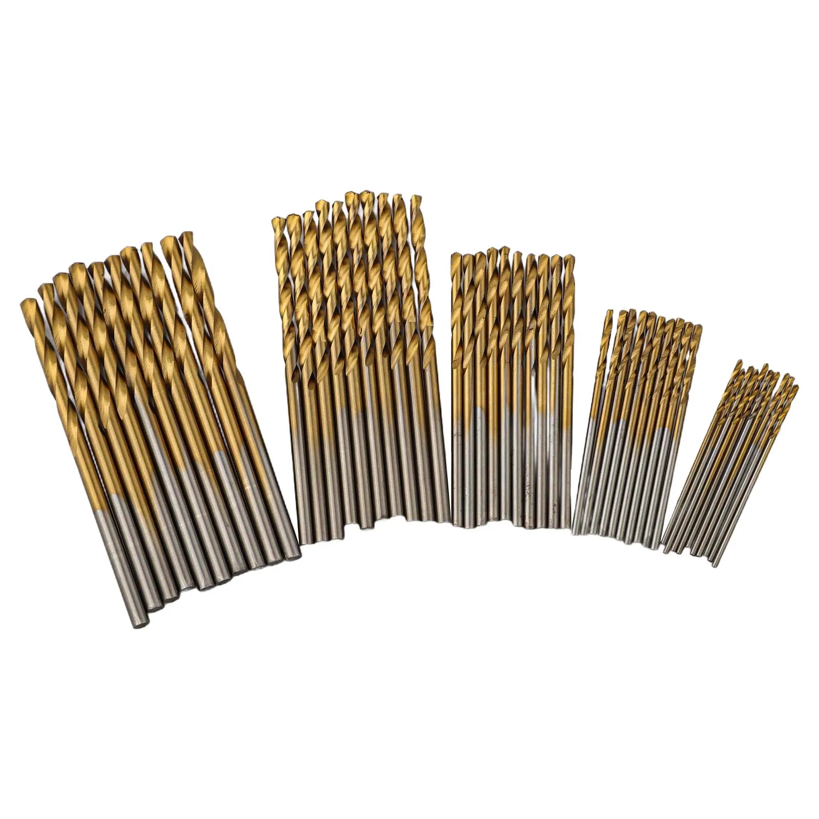 50pcs 1/1.5/2/2.5/3mm Drill Bit HSS Drill Set Drill Accessories For Metal Masonry Wood Aluminum Alloy Power Tools Spare Parts