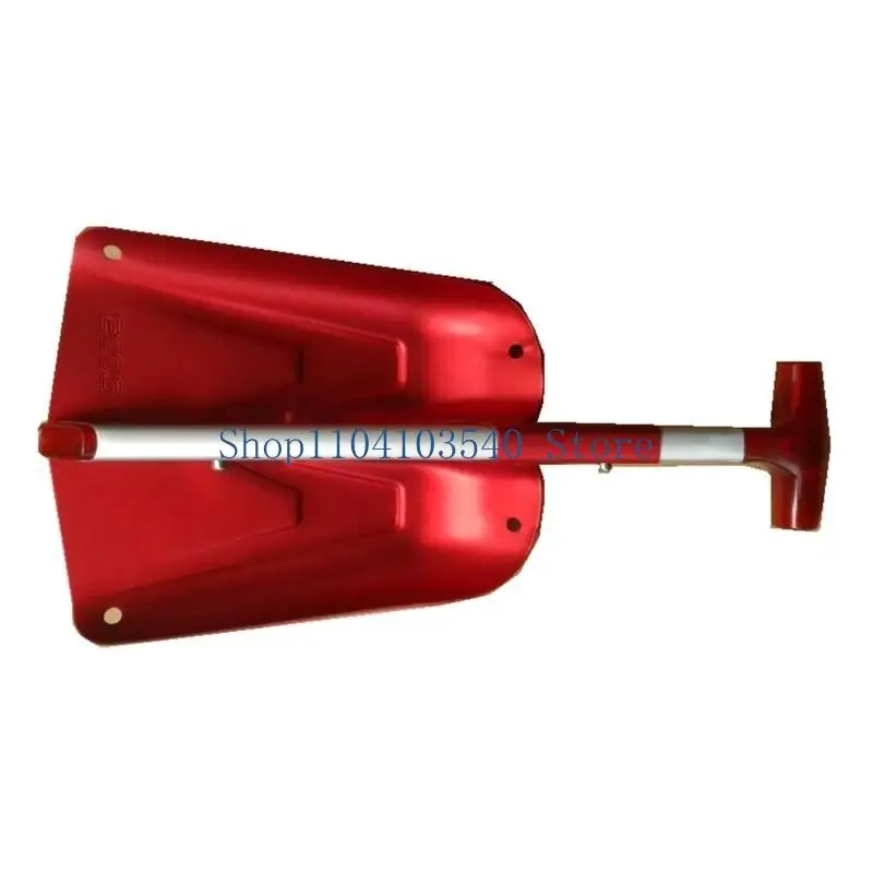 

02DC Aluminum Metal Snow Shovel for Driveway,Lightweight Emergency Car Snow Shovels Light Weight Snow Shovel Ergonomic Handle