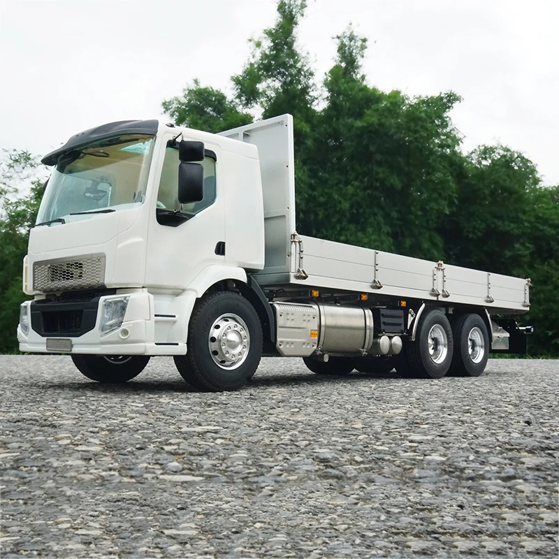 6x4 LESU 1/14 RC camión de plataforma modelo sistema de luz Compatible con Control remoto coche Tamiyaya modelo regalo juguete TH20427