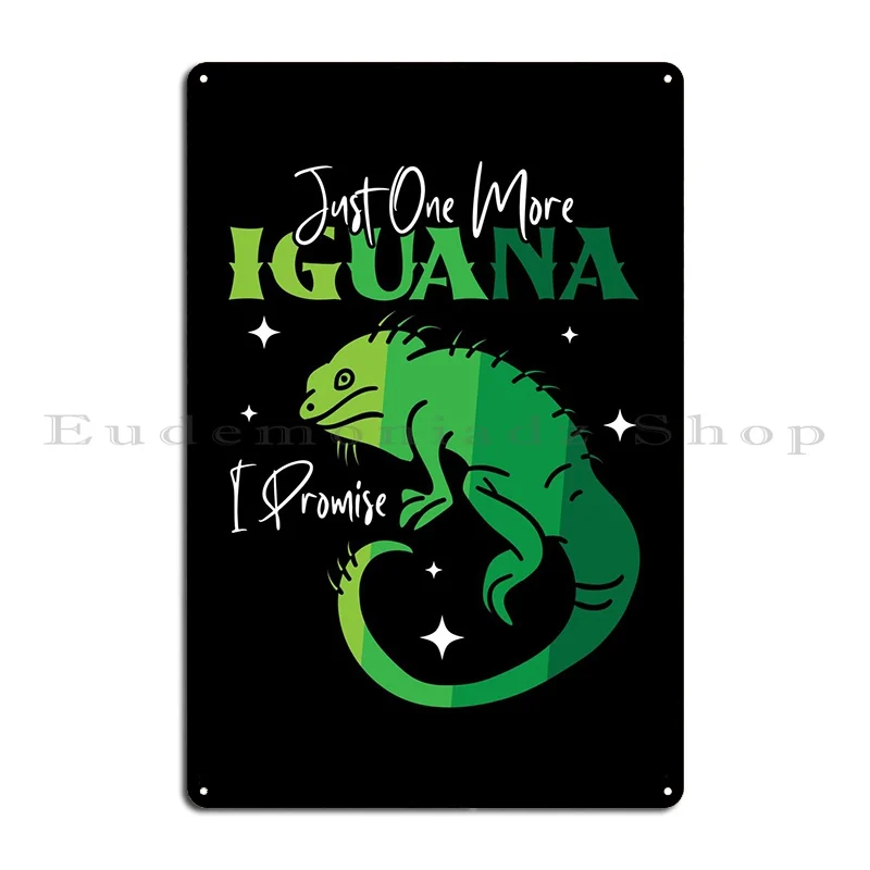 Iguana Metal Sign Club Cinema Designing Wall Decor Club Tin Sign Poster