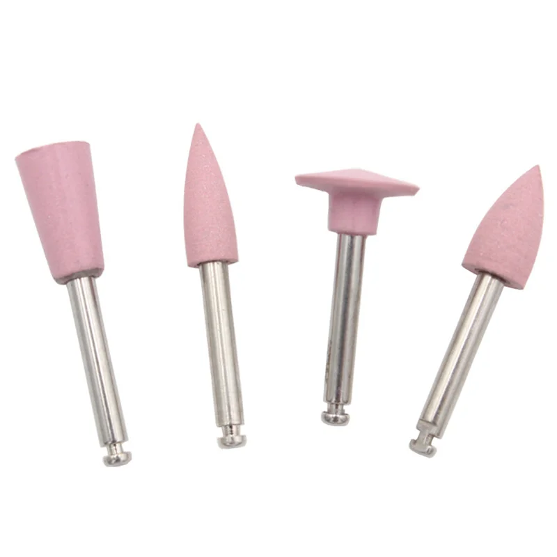 10pcs Dental Silicone Grinding Heads Teeth Polisher For Low Speed Contra Angle Handpiece Polishing Dentistry Instrument