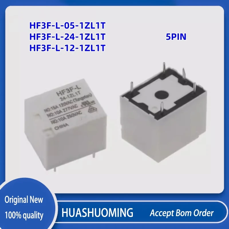 

10 шт./лот, новый 6-контактный HF3F-L-5-1ZL2T HF3F-L-12-1ZL2T HF3F-L-24-1ZL2T HF3F-L-05-1ZL1T HF3F-L-24-1ZL1T HF3F-L-12-1ZL1T 5PIN