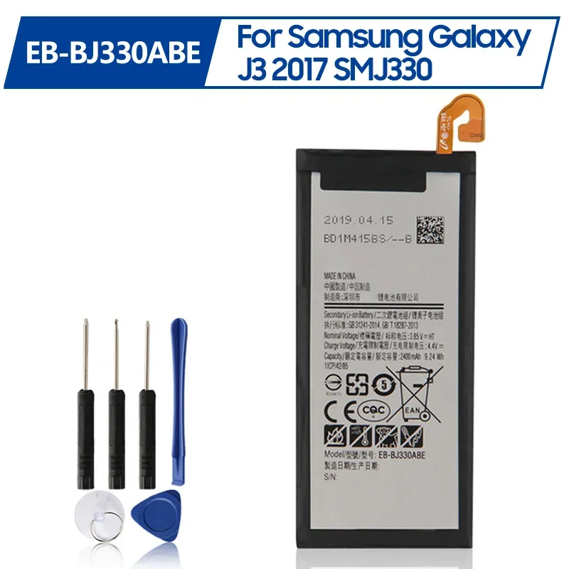 

Replacement Battery EB-BJ330ABE For Samsung GALAXY J3 2017 SM-J330 J3300 2017 Edition Rechargeable Phone Batteries 2400mAh