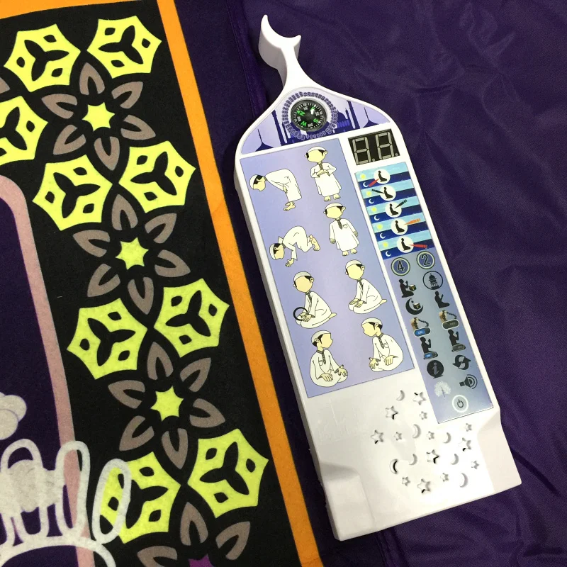 سجادة صلاة إسلامية تفاعلية للمسلمين سجادة صلاة ، سجادة صلاة كبيرة ، صلاة صلاة صلاة ، سجدة ، سجادات صلاة إسلامية #3