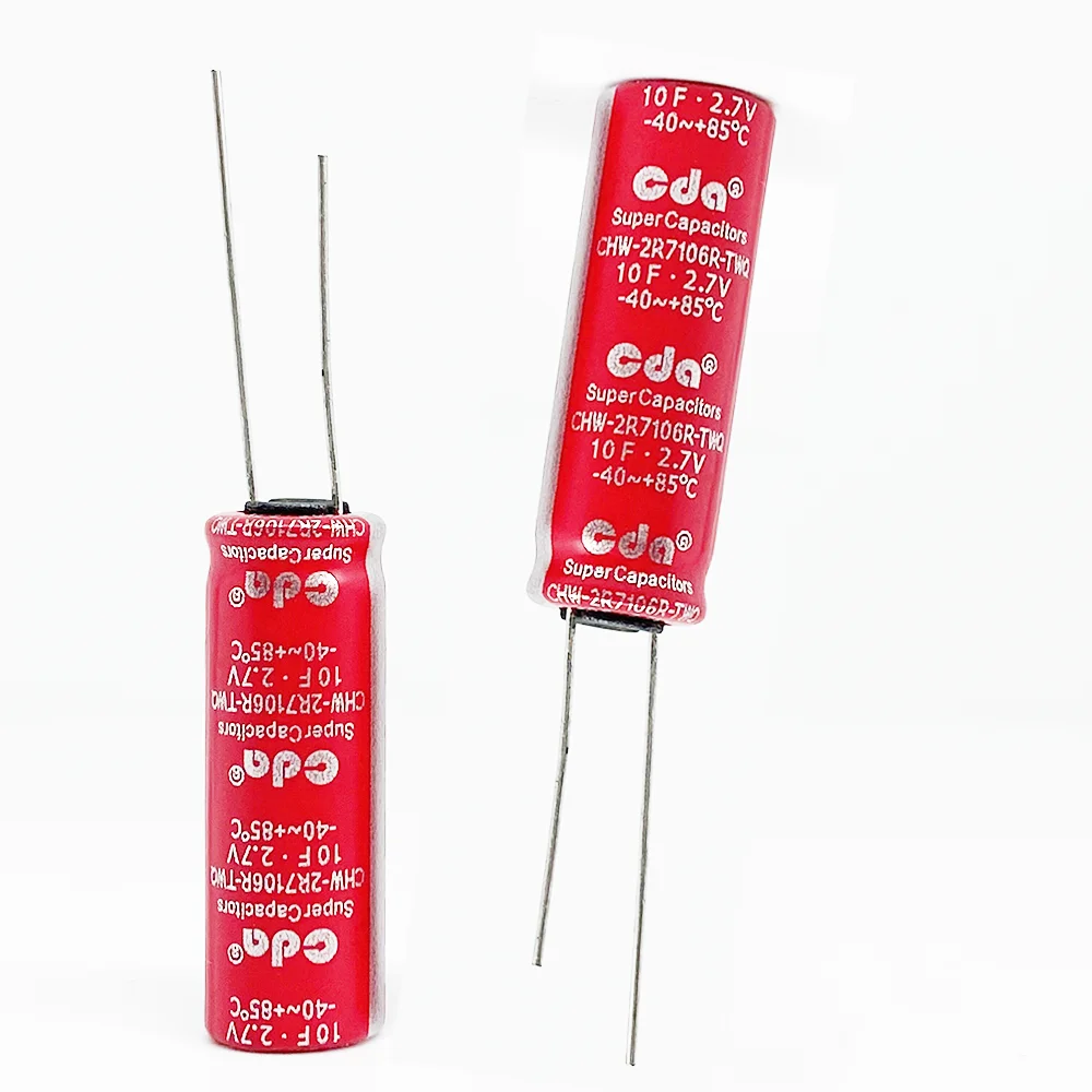 Capacitores super do capacitor 2.7v 2f CHW-2R7205R-TW de farad de chw cda supercapacitores