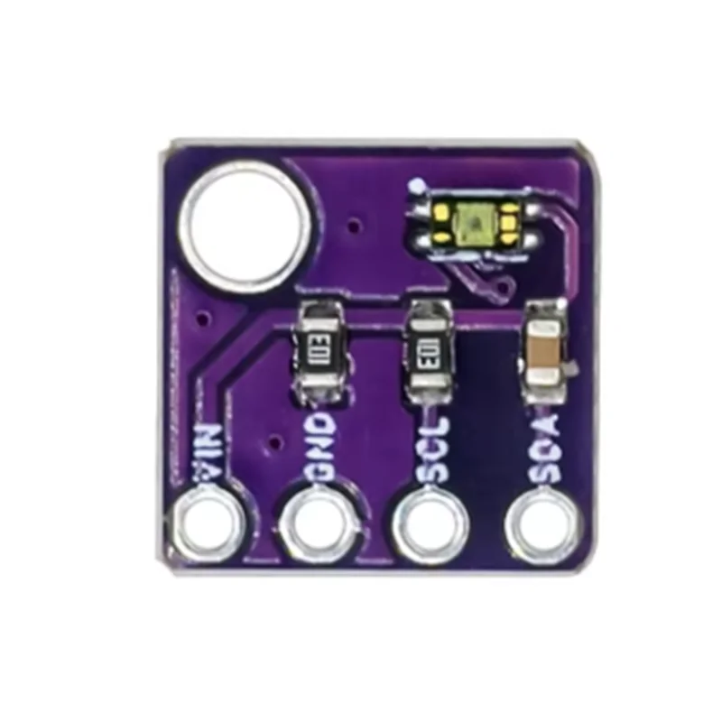 VEML6040 RGBW color sensor measures ambient light content intensity of I2C integrated chip