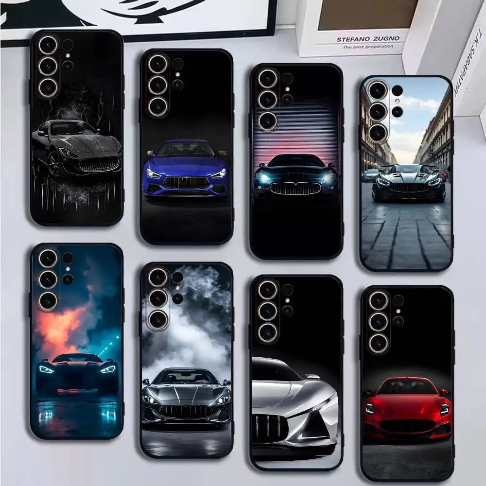 

Cool high-performance sports car Phone Case For SamsungS25,24,21,22,23,30,Ultra,20,Plus,Fe,Lite,Note,10,9,Soft Black Cover