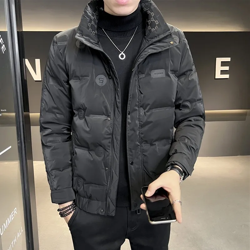 

Men's ort Lightweight Thiened Winter Jaet 2025 New Faion Brand Warm Outerwear Youth Outerwear Faionable Streetwear