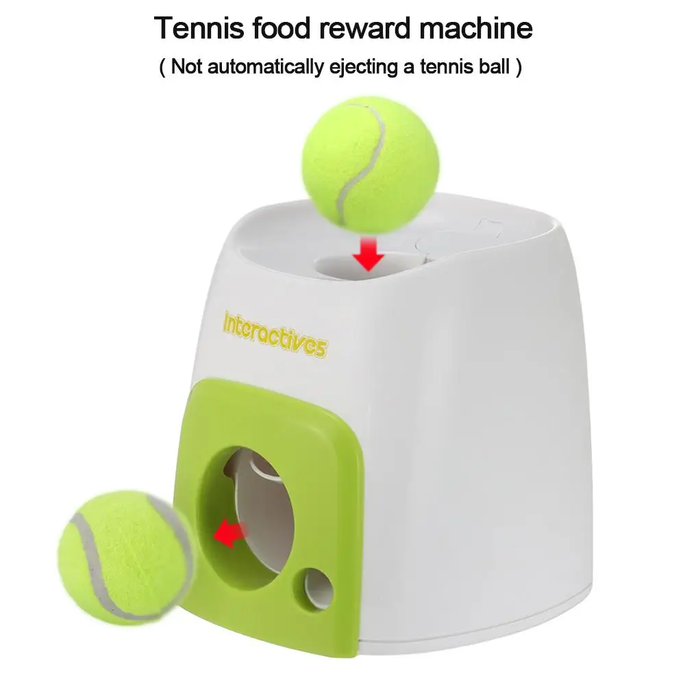 Interactive With 1pcs Ball Cats Dogs Toy Food Reward Machine Smart Feeder Throwing Mmachine Pet Ball Thrower