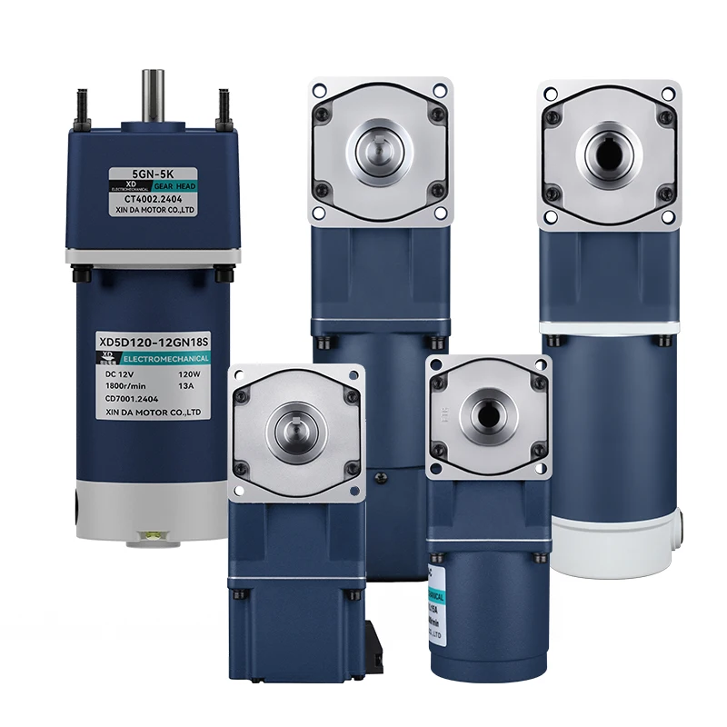 Customized 15W-300W Brushless DC Motor with Right Angle Gear Permanent Magnet Construction Right Angle Gear Motor