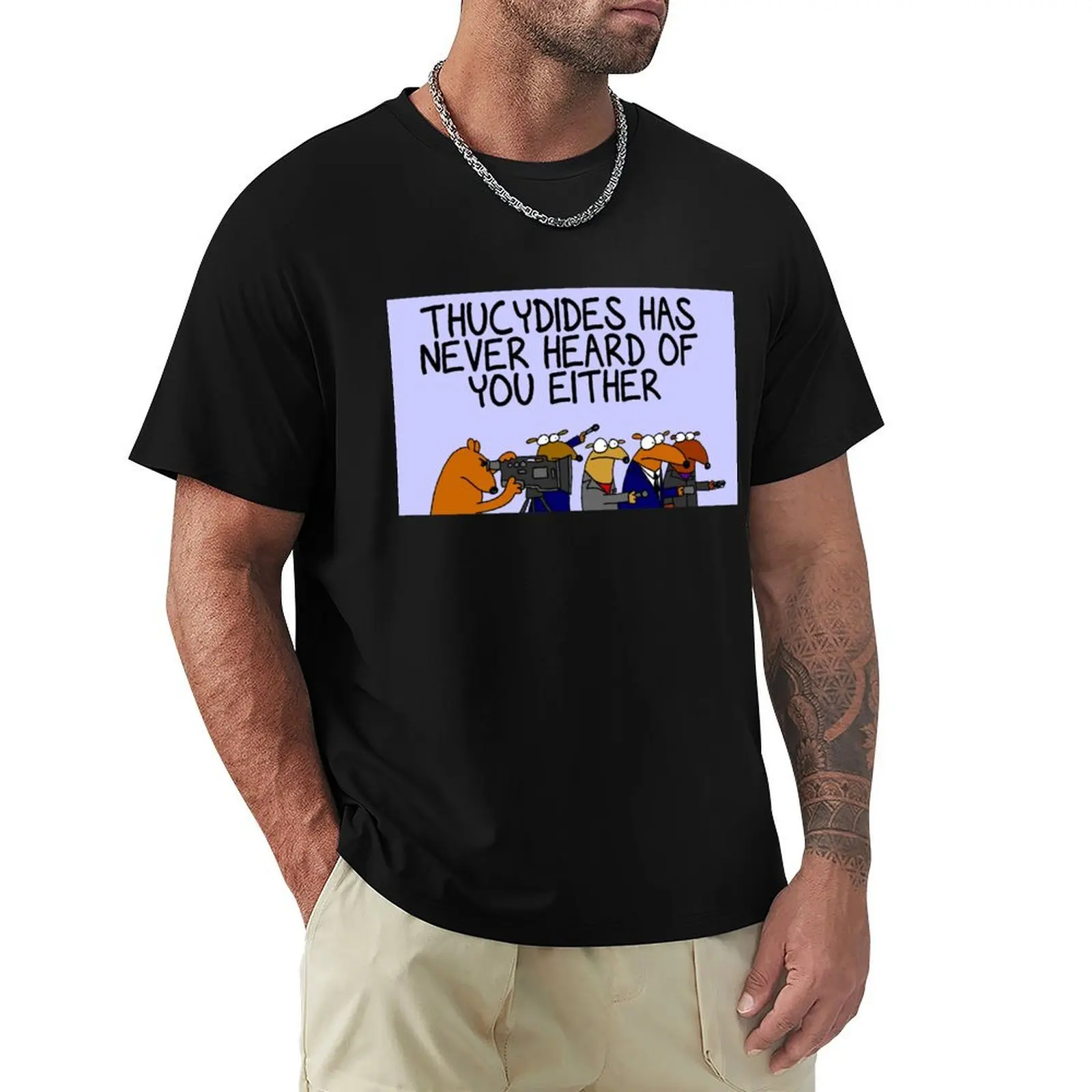 Thucydides has never heard of you either T-Shirt Lightweight Running Sports T-Shirt