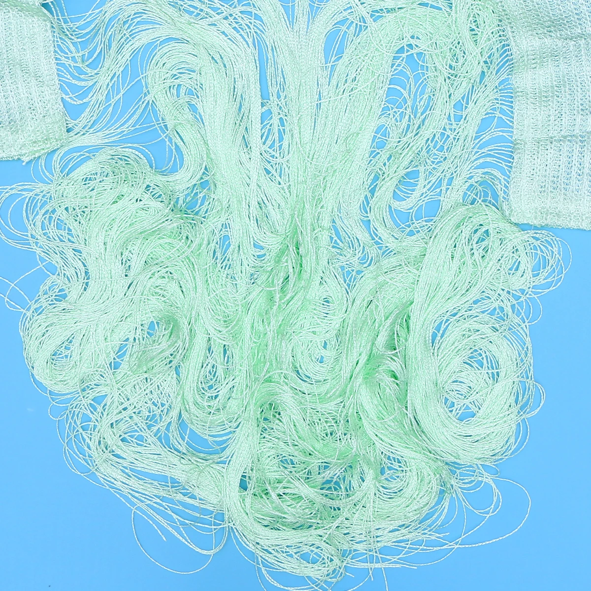 

Tassel Curtain Light Green Polyester String Curtain For Door Window Room Divider Fringe Panel Insect Proof Indoor Outdoor