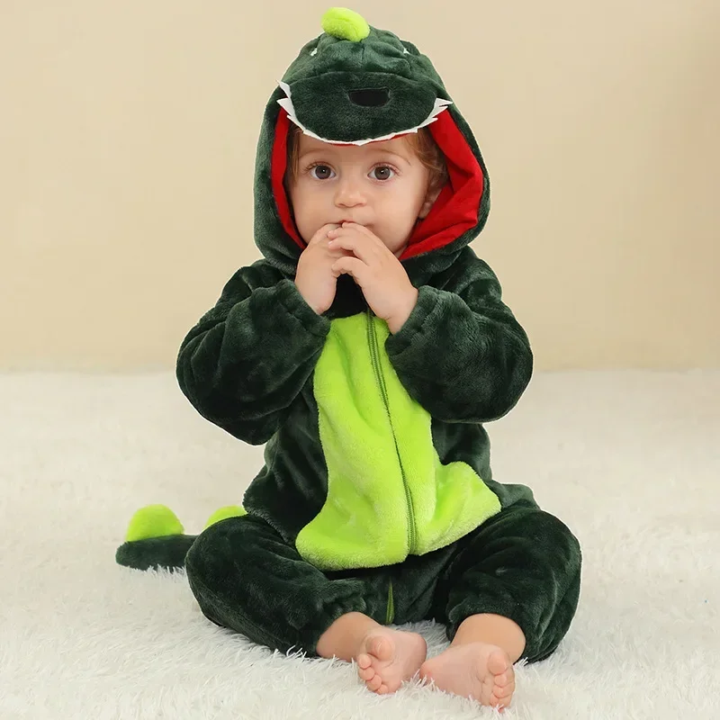 New Kigurumi Pajamas for Toddler Baby Clothes Children Outfits Infant Dinosaur Cosplay Costumes Birthday Holloween Fancy Dress