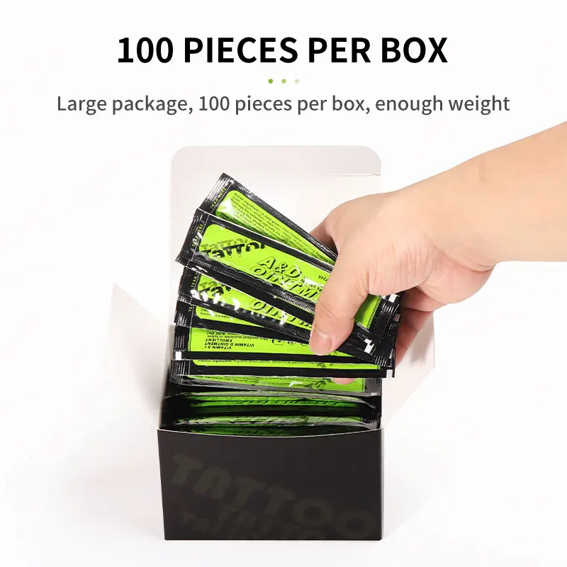 10/30/50/100Pcs Vitamin A&D Tattoo Eyebrow Lip Repair Aftercare Anti Scar Healing Cream Permanent Makeup Tattoo Repairing Cream