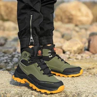 Fashion Best Quality Protective Work Safety Shoes For Men Breathable Shoes Anti-Puncture Steel Toe Cap Anti Puncture Work Boots 4