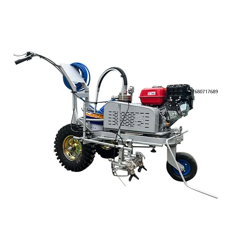 Cold Spraying Road Marking Machine Evenly Marks Parking Spaces and Roads