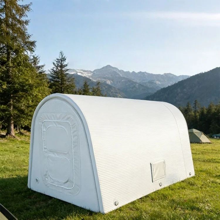 

Waterproof Inflatable Pop Up Tent - Compact Emergency Shelter for Outdoor Camping & Temporary Use