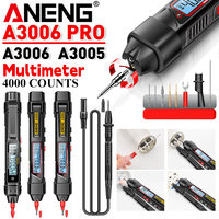 ANENG A3006 A3005 Digital Multimeter 4000 Counts Pen Type Multimetro AC/DC Voltage Tester Auto Range Capacitance Ohm Diode Meter