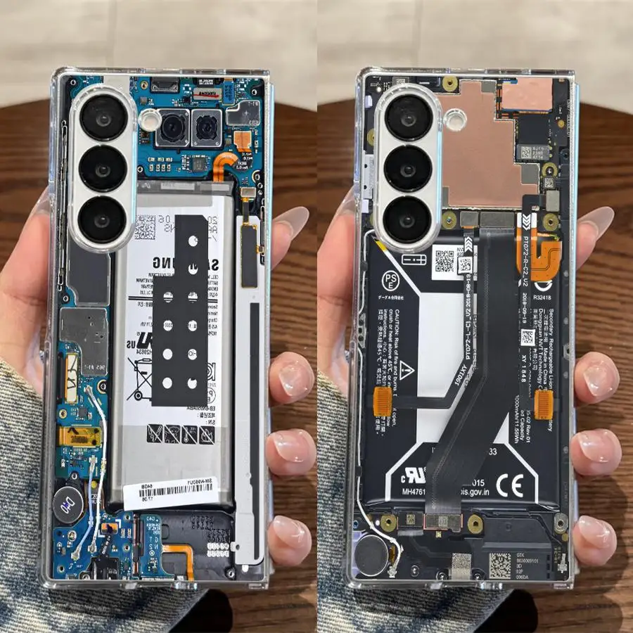 Чехол для Samsung Galaxy Z Fold 7, 6, 5, 4, 3, ZFold3, ZFold5, ZFold4, ZFold7, ZFold6, прозрачный мягкий чехол для телефона, аккумулятор для камеры Чехол для Samsung Galaxy Z Fold 7, 6, 5, 4, 3, ZFold3, ZFold5, ZFold4, ZFold7, ZFold6, прозрачный мягкий чехол для телефона, аккумулятор для камеры