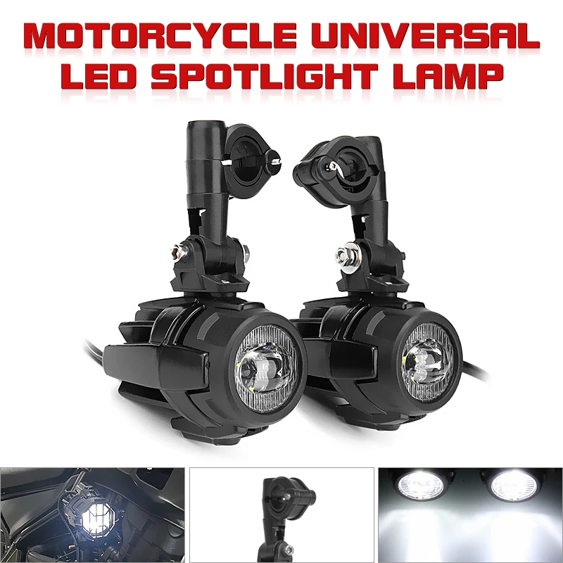 Motorcycle Universal Led Spotlight Lamp 4000Lm Fog Light 12V Headlights Fog Light Assembly 40W Motorcycle Headlight