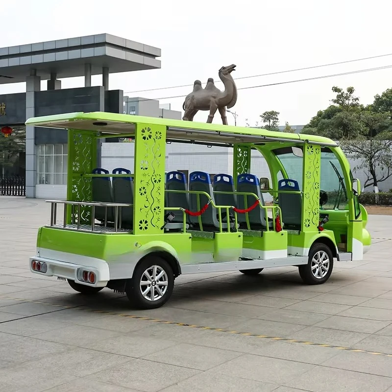 حافلة لمشاهدة معالم المدينة الكرتونية الكهربائية، حافلة جولة متنزه، حافلة صغيرة، منطقة المناظر الطبيعية الخلابة، النقل، معالم المدينة، الشركة المصنعة للمدرب