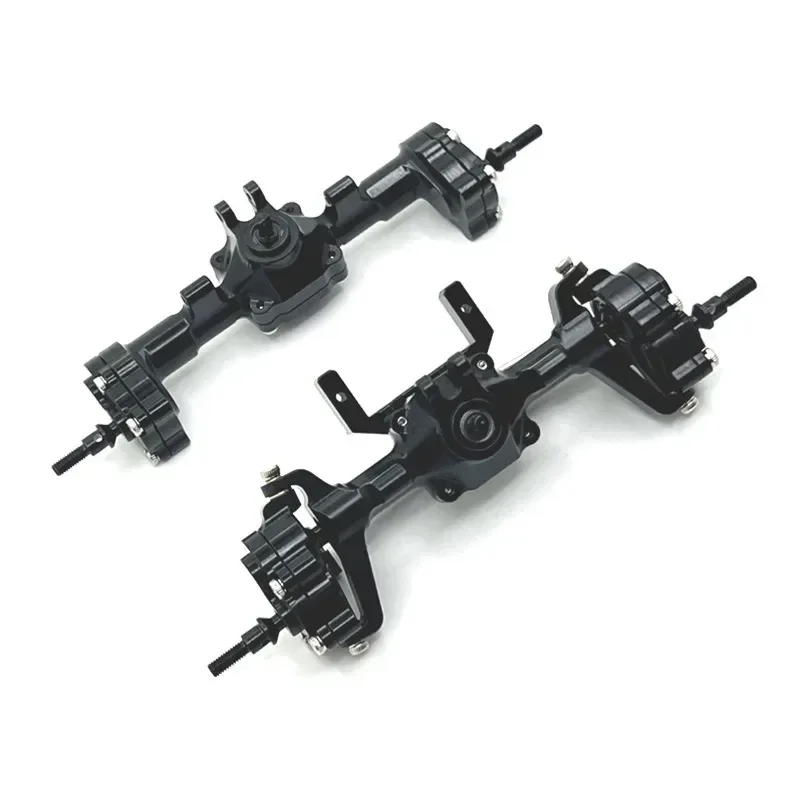 FMS 1/24 FCX24 Portal Axle Upgrade Kit - Full Metal Front & Rear Axle Assembly for FCX24/Xiaoqi/Crusher/Chevy K5 RC Models