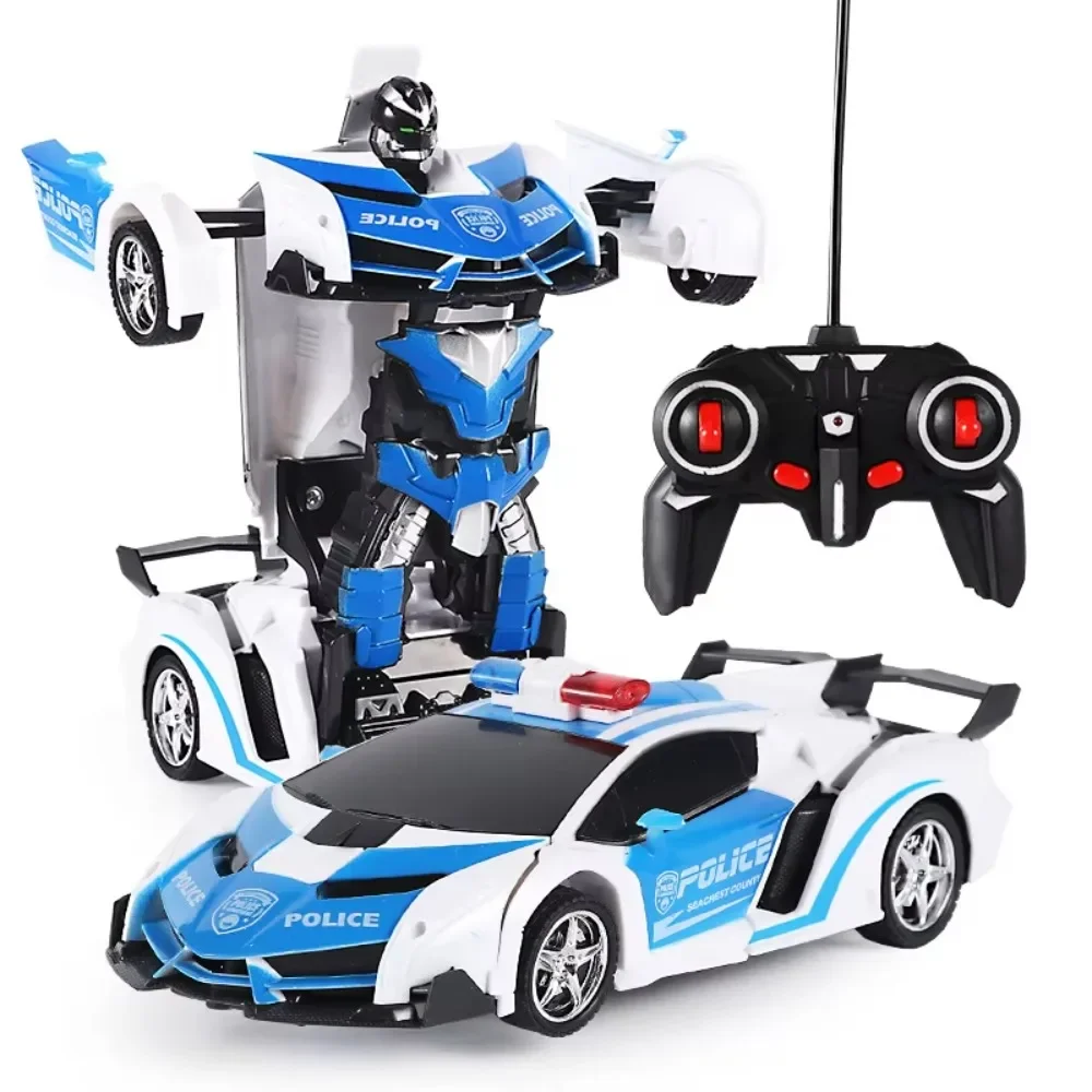 Electric RC Sports Deformation Robots Deformation Robots Remote Control 2 in1 Transformation Car for kids toys