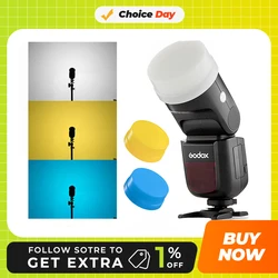Godox V1 V1-C V1-N V1-S V1-F V1-O V1-P Speedlite Flash White Blue Yellow Diffuser Soft Box Case