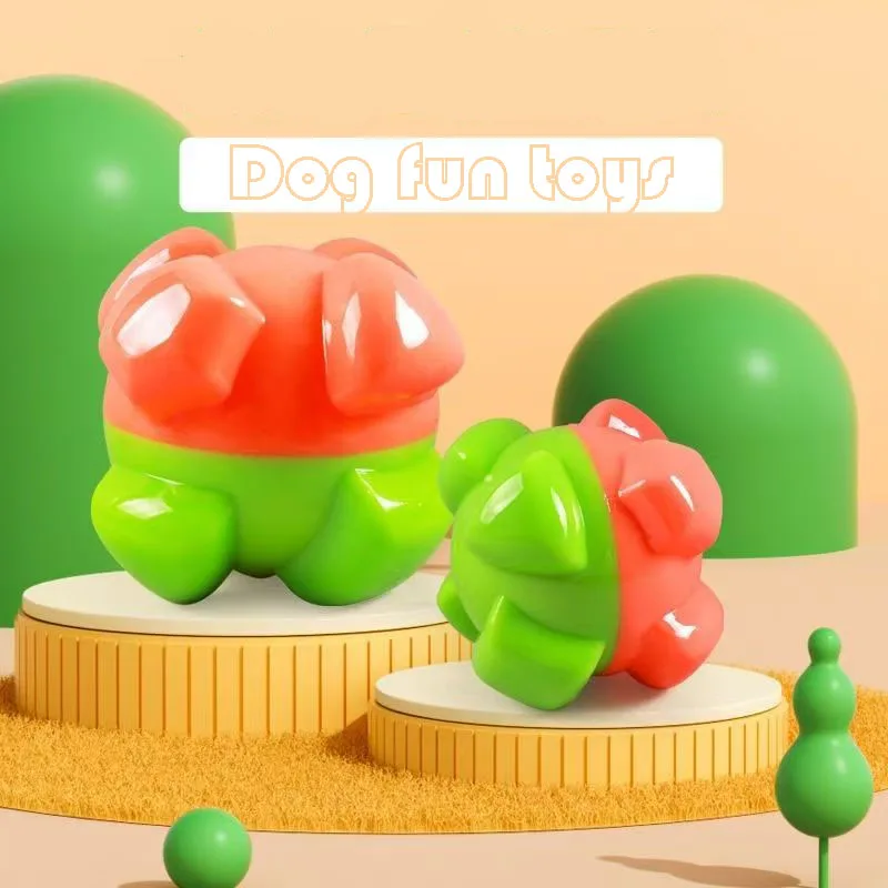 Juguetes educativos interactivos para perros para entrenar y acompañarse, juguetes de goma vocales, el regalo perfecto para perros.