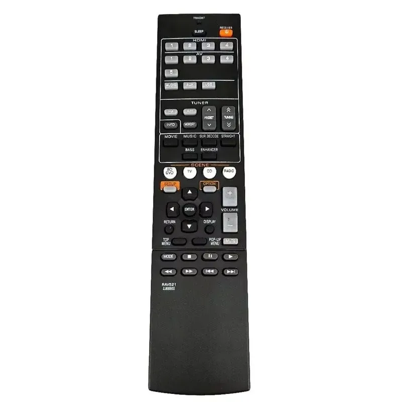 Remote Control use for Yamaha AV Receiver RAV521 ZJ66500 RX-V377 YHT-4910U