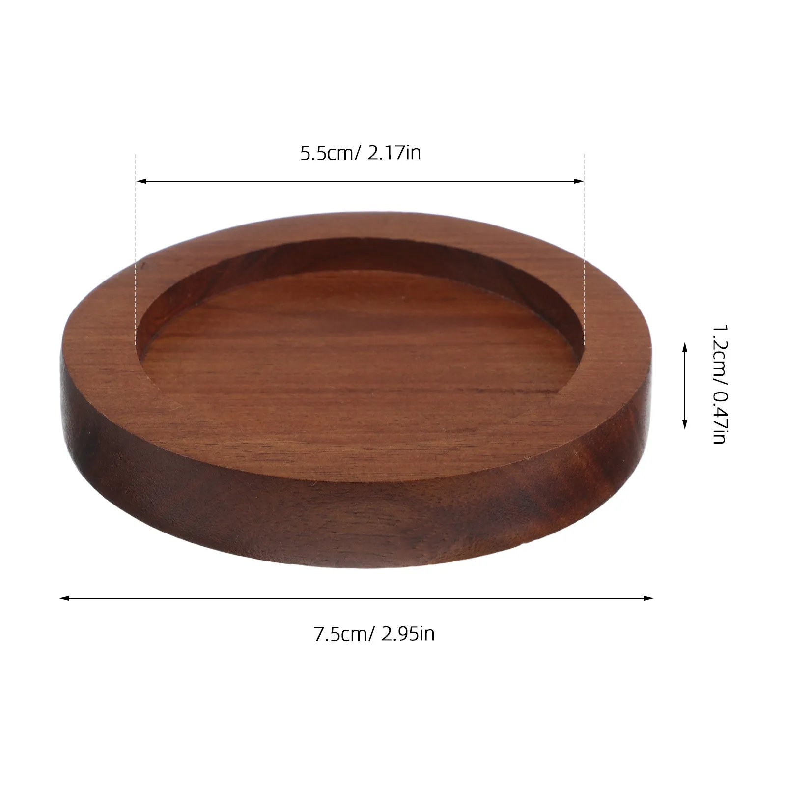 Acacia Wood Pepper Grinder Tray Salt and Pepper Mill Round Base Manual Grinder Stand Spice Jar Organizer Condiment Tray