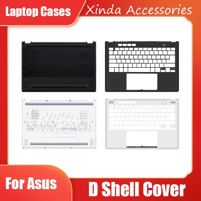 

Новый оригинальный чехол для ноутбука ASUS ROG 14 GA40X GX402, задняя крышка экрана, задняя крышка, упор для рук, рамка для клавиатуры, нижняя крышка корпуса