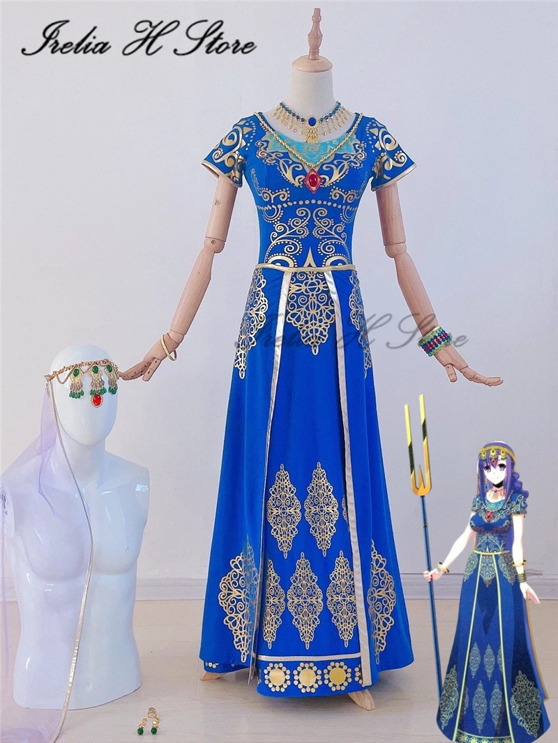 

Irelia H Store Costum Made size Game FGO Fate/Grand Order Parvati Dress Cosplay Costume Halloween Costume