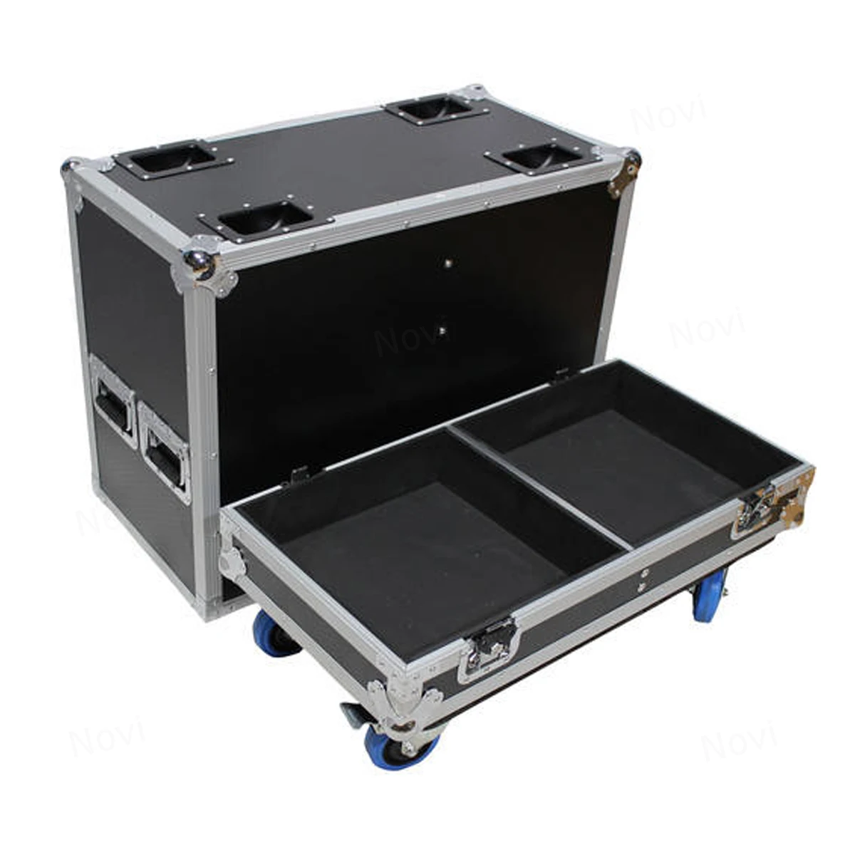 Stage Equipment Trunk Speaker Flightcase Audio Flycase Amplifier Storage Bass Shockproof Box Flight Case Sizes Customizable