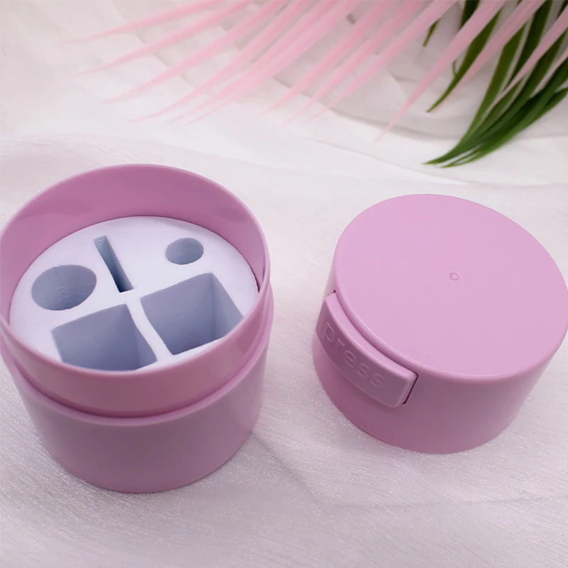 رمش الغراء تخزين خزان حامل الحاويات لاصق حامل مختومة جرة مستحضرات التجميل ملحقات رمش صندوق أدوات التجميل #3