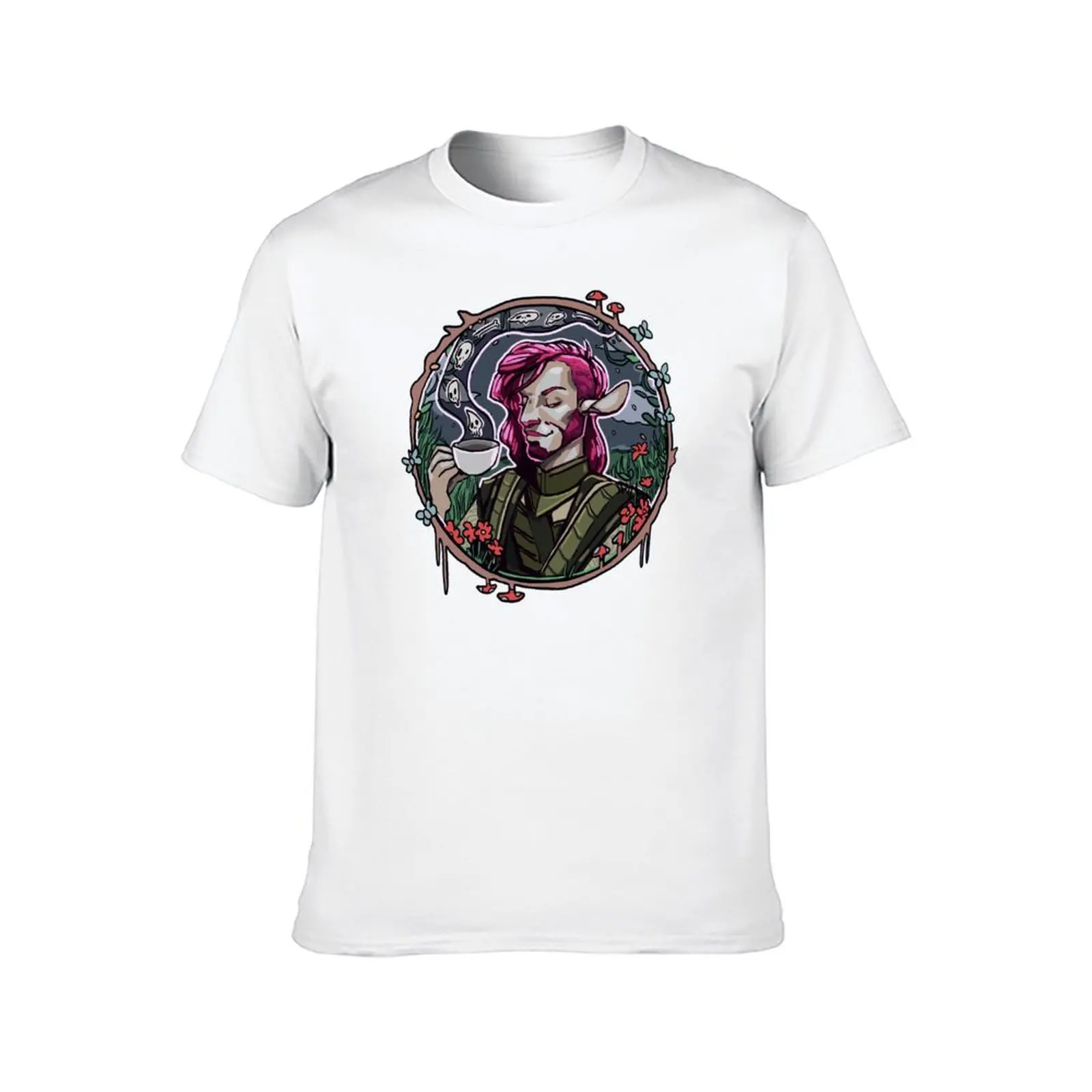 قمصان قميص Caduceus تي شيرت رجل عادي تي مع المطبوعات