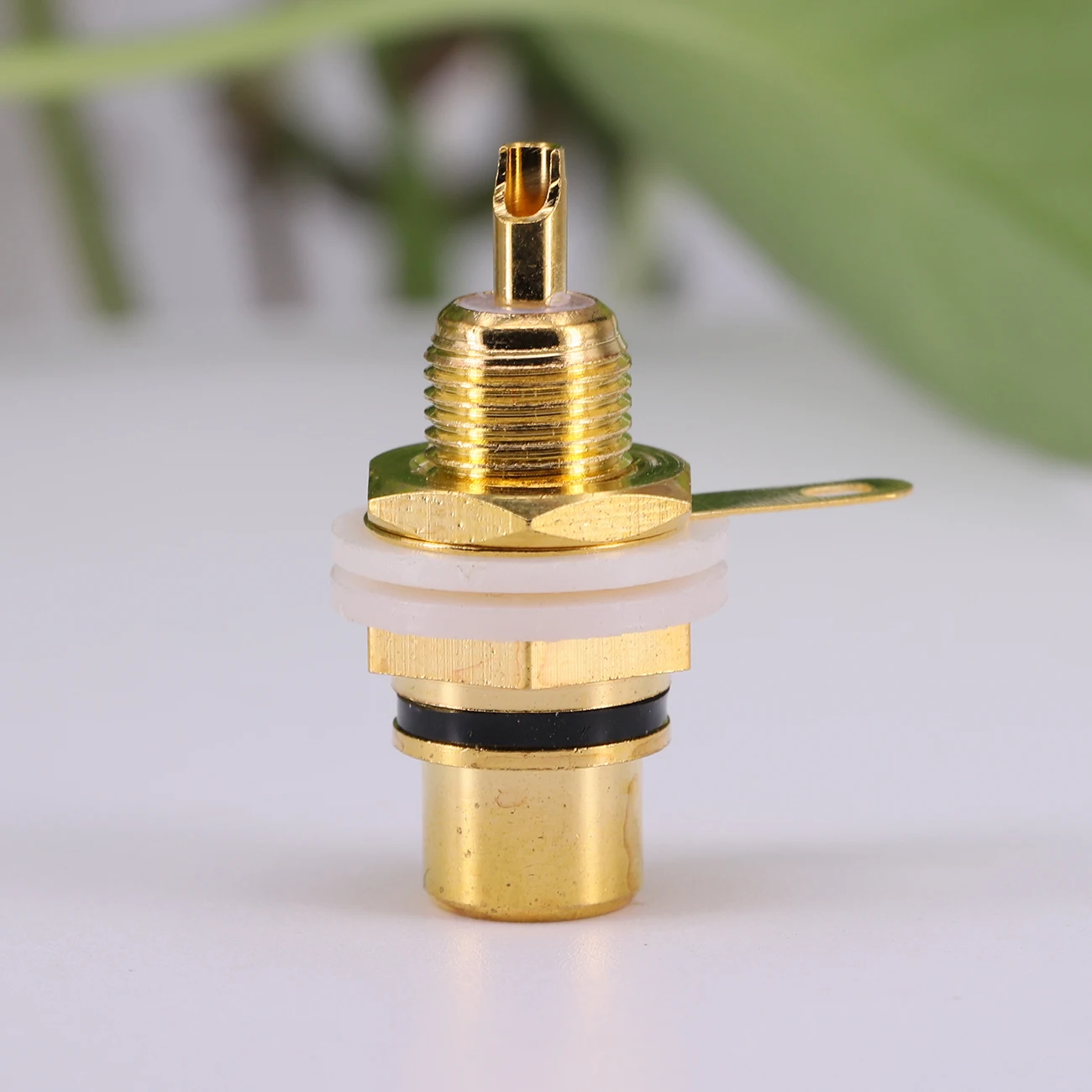 Audio Jack RCA Connector Female Socket Speaker Terminal Chassis Panel Mount Connector Cycle Nut 3.5mm AV AMP Audio Plug